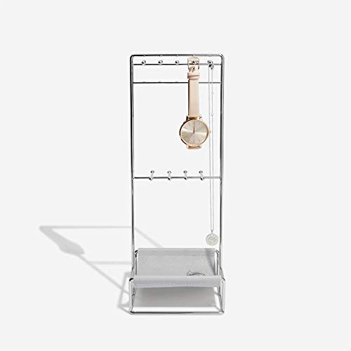 Stackers Grey & Chrome Scoop Jewellery Stand