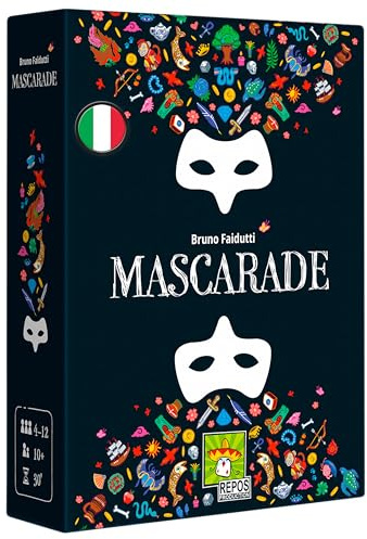 Asmodee: Mascarade, Gioco da Tavolo di Bluff, 4-6 Giocatori, 10+ Anni, Edizione in Italiano