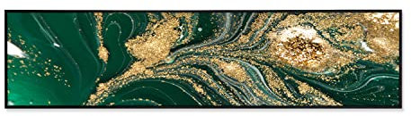 Klarstein Infrarotheizung mit Thermostat, 350W Elektroheizung, Smart Home Bild-Infrarotheizung zur Wandmontage, IR mit IoT/WiFi App-Control, Feuchtraum Flach-Heizkörper, CO2-Freie Wand Heizung