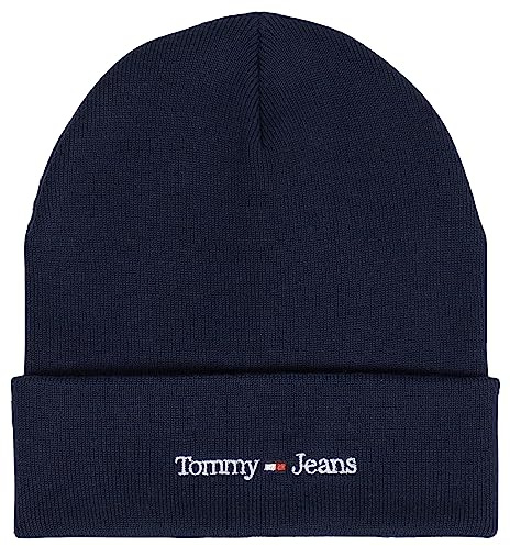 Tommy Jeans Damen Strickmütze Sport Wintermütze, Blau (Twilight Navy), Onesize