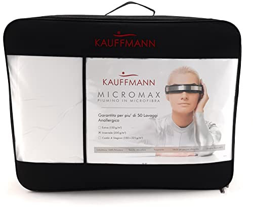 Kauffmann Piumino in fibra sintetica MicroMax (Calore INVERNALE, 250x220 cm - Matrimoniale Lungo)