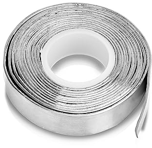 GanKe Golf Lead Tape, 2 Grams Per Inch High Density, Add Swing Weight Self-Adhesion for Golf Fishing Tennis Racket Pickleball Paddle(1.27cm x 152cm)