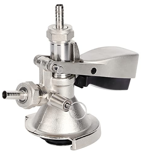 Acoplador de Barril Tipo A, Acoplador de Distribuidor de Grifo de Barril de Cerveza de Acero Inoxidable de 6,7 X 5,5 Pulgadas