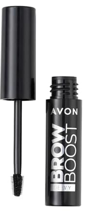 AVON Gel Voluminizador de Cejas Clear | Gel transparente resistente al agua con cepillo MicroFlex para peinar y fijar las cejas sin residuos, tono Clear