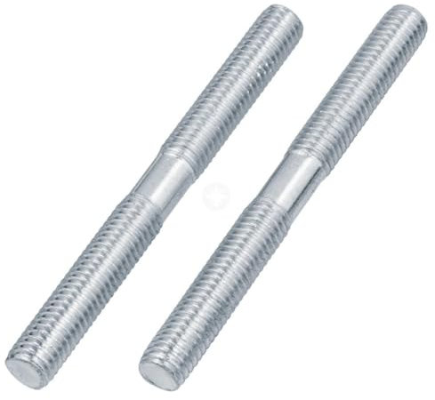Stockschraube - 20 Stück. Stahl verzinkt Doppelschraube DIN 6379 (M8 x 120 mm)