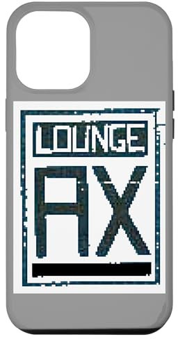 Retro Legendary Lounge Ax Chicago Dot Matrix Print Case for iPhone 13 Pro Max