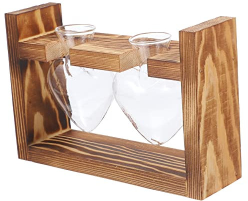 FUNOMOCYA Hydroponischer Glaspflanzer Für Schreibtisch Und Tisch Mit Klarer Glasstruktur Und Raum Für Wurzeln Geeignet Für Zuhause Und Home-Dekoration
