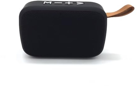 Joyzan Portable Bluetooth Speaker, Brief Design BT4.2 Memory Card Slot USB | Subwoofer FM Clear Sound Compact Lightweight Mini Room Bike Car, Stable Connection for Indoor Outdoor Use
