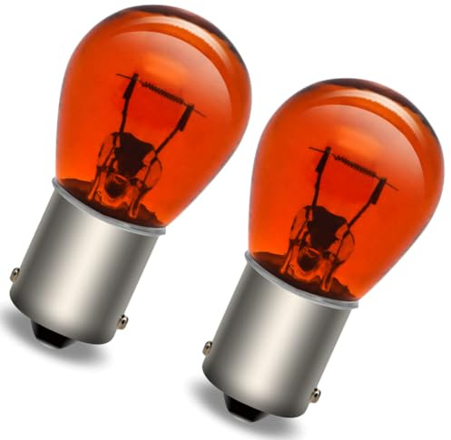 SOFOC-1156 BA15S P21W 7506 S25 Luci Direzionali Fari Freni Retromarcia Per Auto/Barche & Camper S25 Lampadina 24V 21W Ambra Gialla 2Pezzi