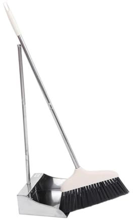 Healvian Sweeping Brush and Dustpan Dust Mop Decking Brush for Kitchen Cleaning