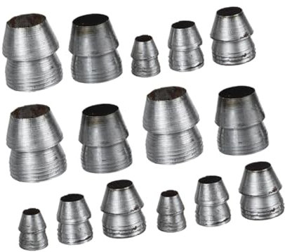 DOITOOL 15stücke Teiliges Aus Metall Sicherheits-rundkeile Konischer Griff Spaltkeile Für Axtstiele Ersatz Hammergriffe Handwerkzeugzubehör