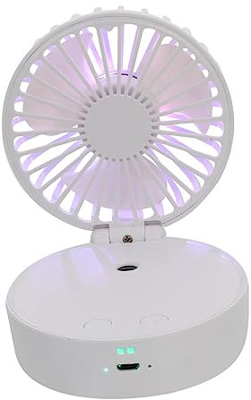 Angoily Ventilador Humidificador Plegable Blanca Ventilador De Cuello Portátil Para y Hogar