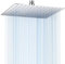 Zehnschön 16 Zoll (40.5cm) Regendusche Duschkopf – Edelstahl, Hochdruck, Ultradünn, 360° Schwenkbar – Großer Luxus-Kopfbrause für Spa-Duscherlebnis, Einfache Montage (Silber, 16 Zoll)