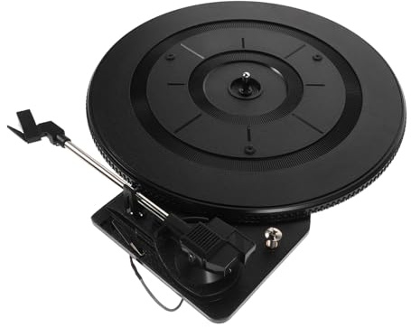 TOPPERFUN Vintage Vinyl Player Gramophone Turntable Speakers for Home Decor Retro Record Player Large Movement for Music Enthusiasts
