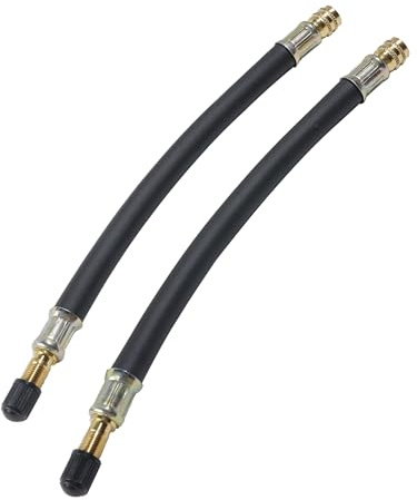 Xibao 2PCS Ventilverlängerung Autoventil,Autoventil Verlängerung,Flexible Tire Valve Extenders,Gummi-Verlängerung für Reifenventil-Adapter mit Ventilkappe,Geeignet für die Meisten LKW,Bus,Motorrad