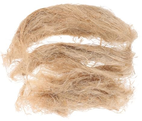 Didiseaon Premium Vogelnest Einlage aus Reinem Jute Material Warmes Nistkissen für Wellensittiche Kanarienvögel und Kleine Papageien als Winterliche Vogelkäfig Dekoration