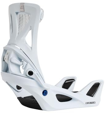 Burton – Fijaciones de snowboard Step on Escapada Re:Flex White para mujer, talla L, color blanco