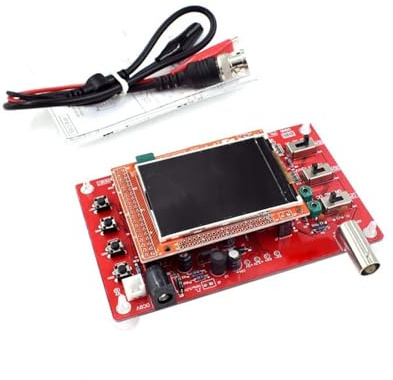 Digitales Oszilloskop-Bausatz, 2,4-Zoll-TFT-Digitaloszilloskop-Bausatz, DIY-Teile, elektronisches Lernset(Assembled)