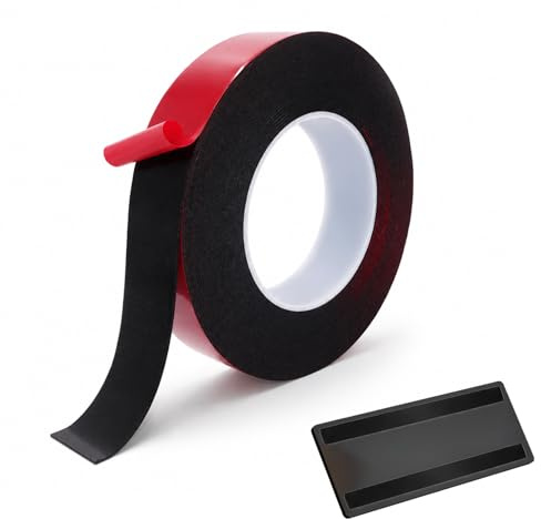 Doppelseitiges Klebeband Extra Stark,5 M X 25 Mm Klebeband Doppelseitig,Wasserfest Und Hochtemperaturbeständig,Doppelseitiges Klebeband,Für Wand Und Led-Streifen,Auto,Wohn,Bürodekor Und Außende