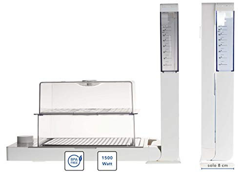 VIVO Vapo Jet | Vaporiera Istantanea, Salva Spazio, Vaporiera Elettrica | Cottura al vapore, utile anche per sterilizzare