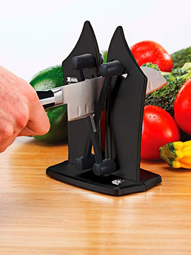 Bavarian Edge Diamond Edition Knife Sharpener, Black