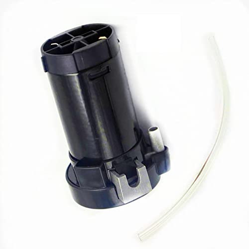 YIYIDA Black Air Compressor 12V Air Pump Kit With hose Electromagnetic motor Electric Car horn for Super Loud Trumpet Replacement air pump Kit for Any Vehicle Trucks Lorrys Vans Trains Boats whistle