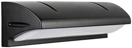 Licht-Erlebnisse Schwarze Wandlampe außen IP54 Modern blendarm vielseitig BIEZEN Außenleuchte Balkon Haus Terrasse