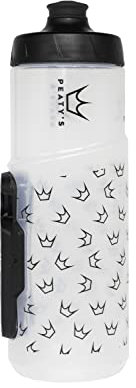 Peaty's x Fidlock Lockin Magnetische Fahrrad Trinkflasche mit Halter - 600 ml Trinkflasche für Fahrrad und Fidlock Halterung System, Premium-Alternative zu Halterung Getränkehalter, Twist & Release