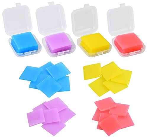 Joyan 24 Stück Diamond Painting Stift Kleber, Bunte Diamant Painting Wachs, DIY Malerei Kleber Ton Set mit Aufbewahrungsbox für 5D-Diamond Painting Stickerei Zubehör (0.98in x 0.98in)