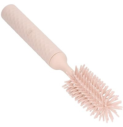 Asixxsix Set di spazzole elettriche per biberon, Set Impermeabile di spazzole per biberon con Spazzola per biberon, Spazzola per Ciuccio, Spazzola per Cannuccia, Regali per Le Nuove Mamme (Rosa)