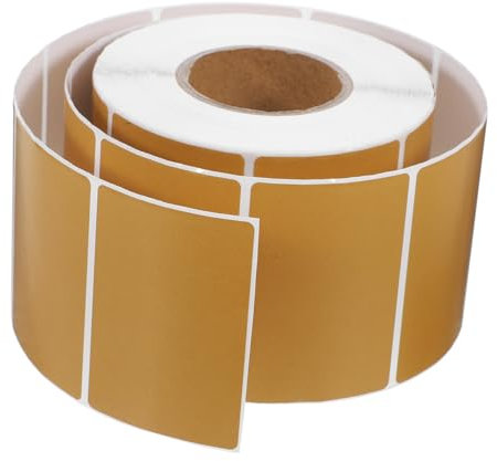 Braune Thermodrucker Etiketten 1 Rolle aus Thermopapier