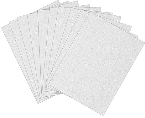 Anneome 10stücke Teiliges Glitzerpapier Silber Einseitig Glitterkarton Für Diy Basteln Scrapbooking Grußkarten Dekorationen Stabiles Schimmerndes Bastelpapier Einfach Zuschneidbar