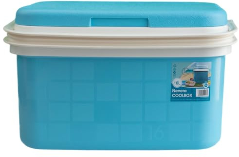 KROWN - Nevera Portátil Térmica, Color Pastel, Polipropileno, Ideal para Actividades al Aire Libre en el Jardín, Camping, Barbacoas, Picnic, Playa, Caja Rígida Térmica