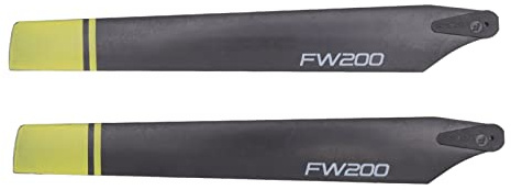 Hiraith RC-Hubschrauber-Ersatzteile, Ferngesteuerter Hubschrauber-Propeller, Hohe Robustheit, Sicheres RC-Hubschrauber-Zubehör Fly Wing FW200 (Gelb)
