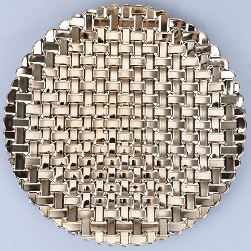 Set 6 Sottopiatto Ø 33 cm, intrecci, Gold