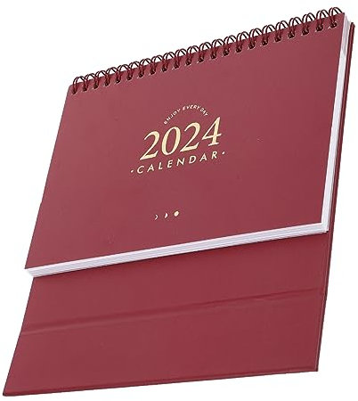 SHOWERORO Dekorativer Tischkalender Mit Stabilem Stand Monatsübersicht Für Büro Und Zuhause Design Für Effiziente Planung Und Organisation