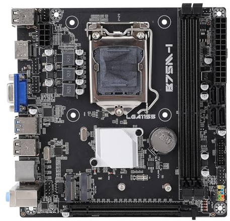 Gaming Motherboard, for LGA1155 CPU, Core 2nd and 3rd Gen CPUs, DDR3 Memory, with VGA and, 3.0, M.2 NVME Support
