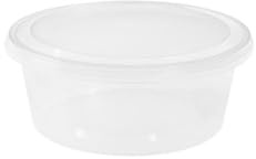Vertduree Pot Soupe avec Couvercle Hermétique – 250ml / 350ml / 450ml / 500ml – Étanche, Transparent, Idéal Livraison, Vente À Emporter, Snack, Traiteur, Plats Chauds (100, TRANSPARENT, 350ML)