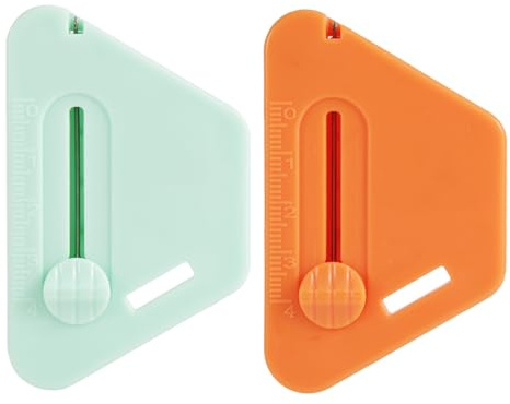 2st 2-i-1 Magnetisk Sömguide med Inbyggd Sömsprättare för Symaskin, Multifunktionell Justerbar Fållguide med Skala Universella Sömnadstillbehör för Quiltning och Skrädderi