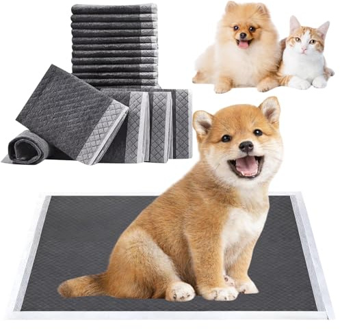100 Stück PIPI Matten für Hunde 33 × 45 cm, Welpen Unterlagen Trainingspads, Super Saugfähige Oberfläche, Puppy Pads für Kranke und Inkontinente Tiere