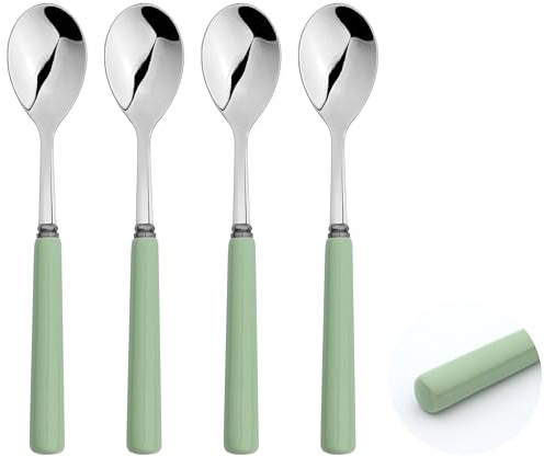 Tea Spoons Set, Turquoise, 4pc