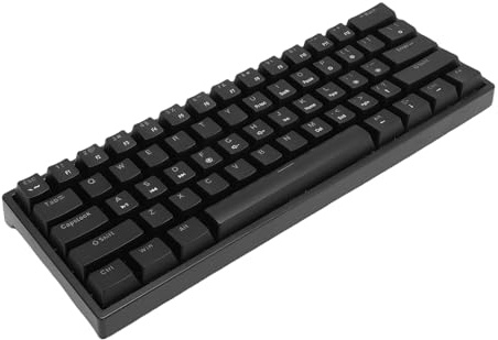 Tosuny Tastiera Meccanica, 60 Percento di RGB Retroilluminato 61 Tasti Compact Wired Gaming Tastboard con Interruttore Blu per OS X PC Laptop Tysists Travel