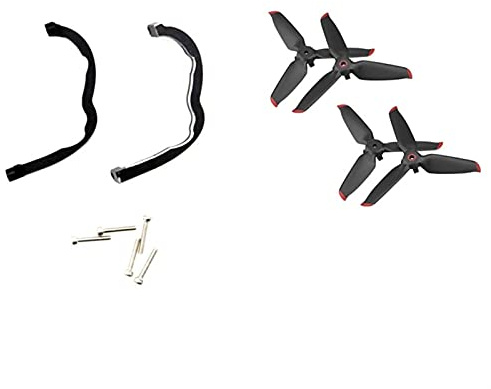 VLIZO Drone Gimbal Camera Protection Bar Anti-Collision & Mute Noise Reduction Hélice pour DJI FPV Combo Gimbal Bumper Drone Hélice Accessoires (Couleur : Noir)