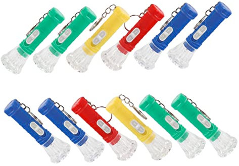 SAFIGLE 18stücke Mini-taschenlampe Led Tragbare Taschenlampe Hängende Mini-taschenlampe Mini-schlüsselanhänger Leuchtender Anhänger Led-beleuchtungswerkzeug Kompaktes Design Einfach Zu Bed