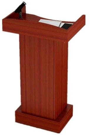 Roedax Rednerpult Tragbares Rednerpult, Holzpodeste mit Schublade und offener Aufbewahrung, Podiumsständer, Konferenztisch, bodenstehende Moderne Podien Mode