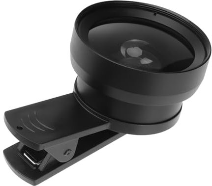 UPKOCH 2-in-1-telefonkamera-objektiv-set Weitwinkel-makro Universelles Aufsteckobjektiv Für Smartphone-Fotografie Schwarz