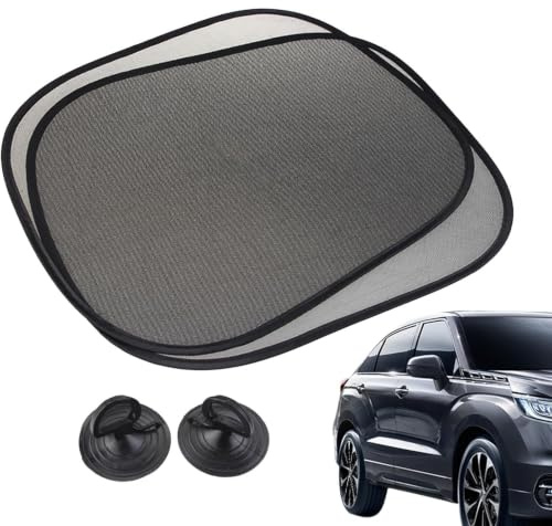 Lnhgh Parasol para ventana de coche de bebé, parasol para ventanas de coche de bebé, parasol de coche para ventana lateral de bebé, 2 piezas, con ventosa, protector de parasol