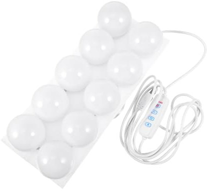 Veemoon Spiegellichterkette Mit Usb-ladeanschluss Schminkspiegel-glühbirnen Für Make-up Dimmbares Led-licht Für Schminkspiegel Energiesparende Kosmetikspiegel-glühbirnen