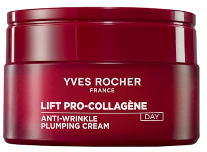 Yves Rocher LIFT Pro-COLLAGÈNE Tagescreme – Aufpolsternde Anti-Falten Gesichtscreme - Innovative Formel mit Kollagen und Hyaluronsäure – Glättet, regeneriert und strafft die Haut – 50 ml | Aufpolsternde Anti-Falten Gesichtscreme - Kollagen & Hyaluronsäure - Glättet, regeneriert und strafft die Haut