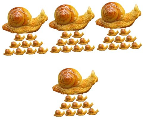 Kisangel 40stücke Teiliges Schneckenfiguren Hochwertigem Für Miniaturgärten Und Landschaftsdekoration Lebendige Deko Für Garten-layouts Und Szenen